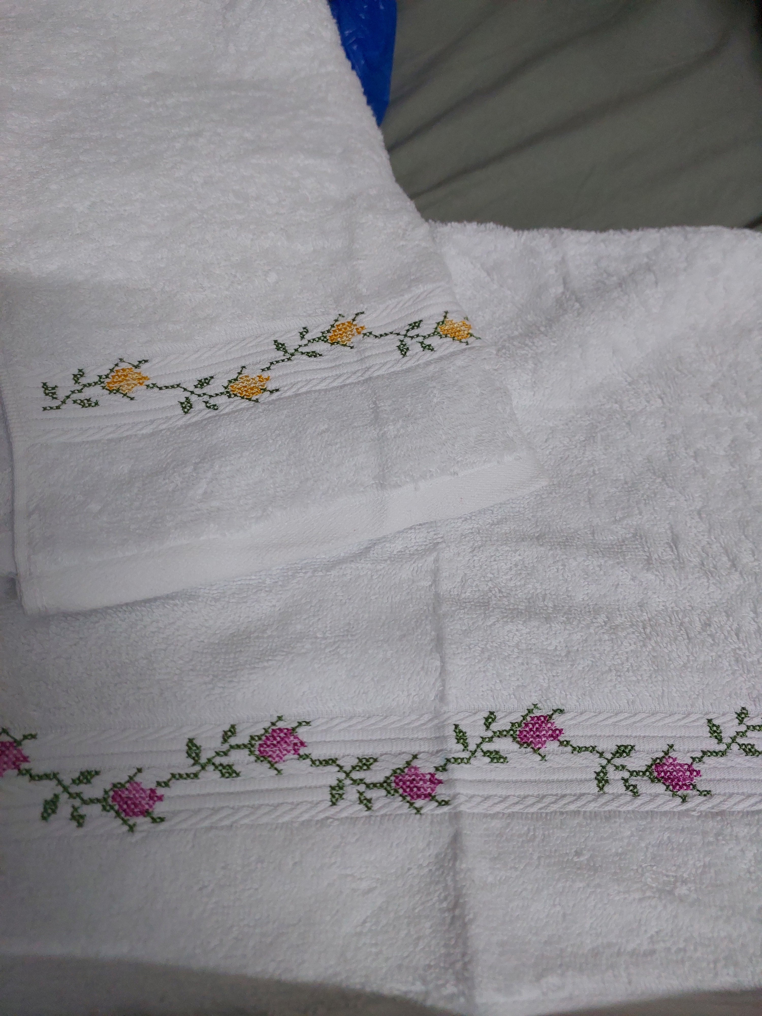Embroidered Cotton Towels