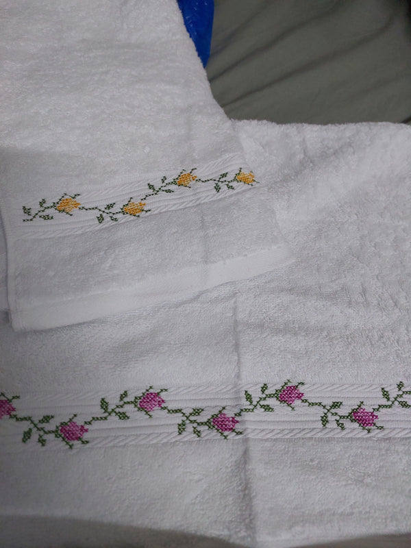 Embroidered Cotton Towels