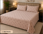 Soft Organic Mul Cotton Printed Bedsheet Set with Pillow Covers